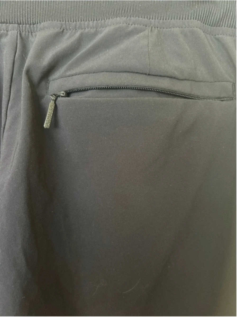 Athleta Navy Ankle-Length Straight-Leg Pants